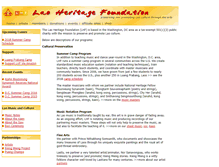 Tablet Screenshot of laoheritagefoundation.org